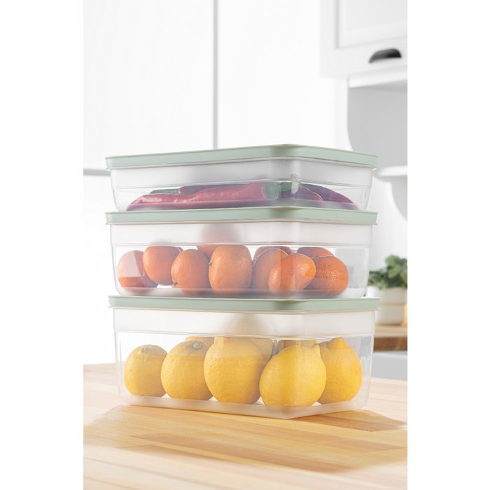 Hermia Set de 3 Cajas de Almacenaje Azul HK3LU Hermia Set de 3 Cajas de Almacenaje Azul HK3LU